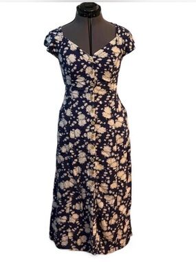 anthropologie vone janine embroidered dress Anthropologie Vone Janine Embroidered Dress floral Tiered US Size 8 orig  $349